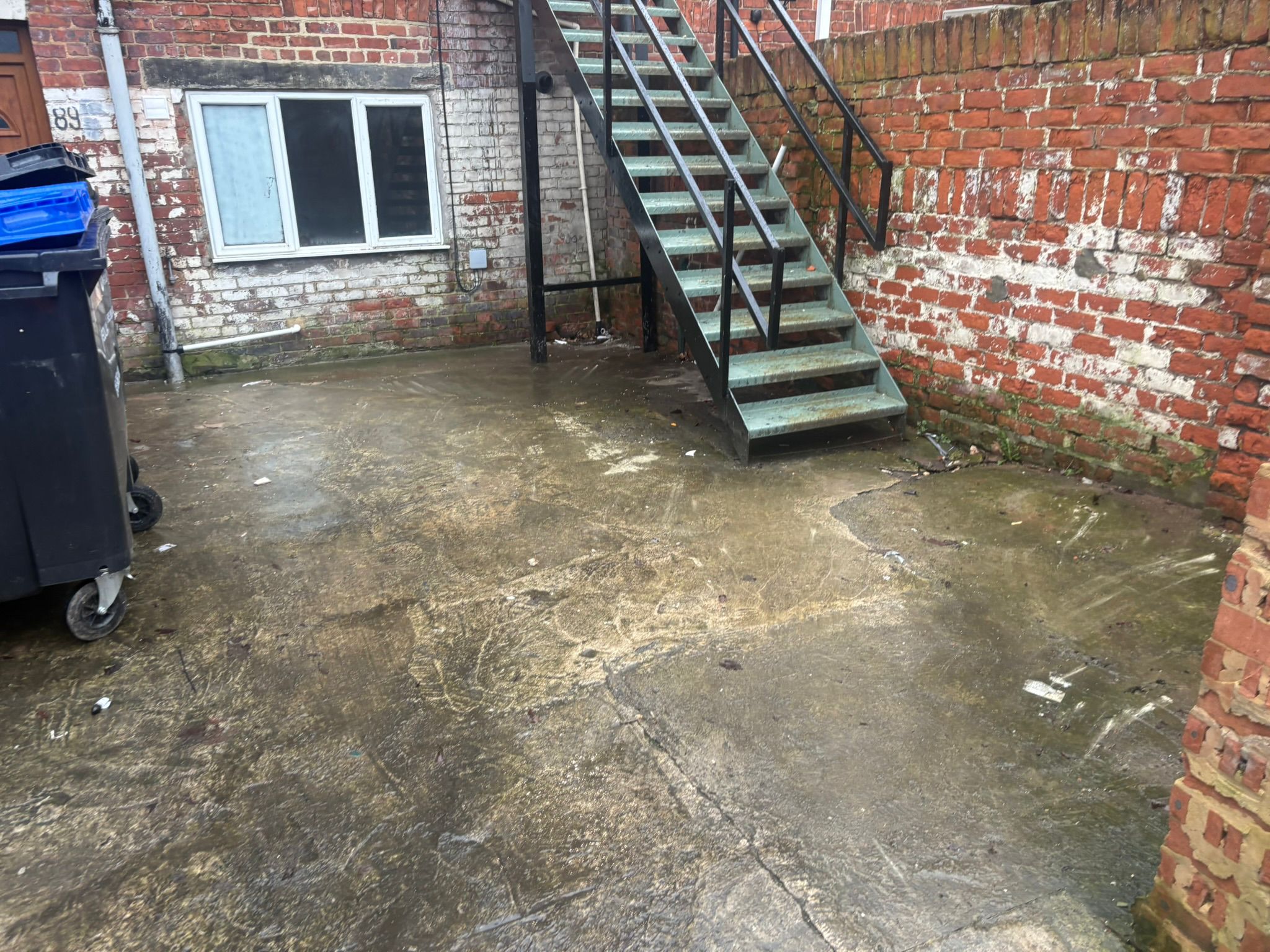 Exterior yard after clearance work